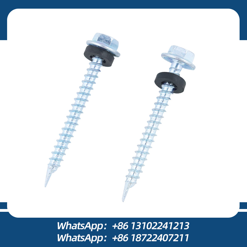 Tornillo Autoperforante Hexagonal Punta Espada con Golilla 10*2