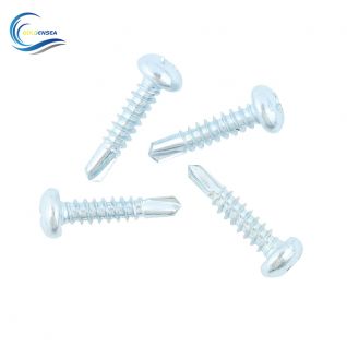 Tornillo Zincado Roscalata Punta broca caja 100 un