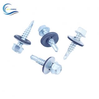 TORNILLO ZINCADO BROCA CABEZA HEXAGONAL INOX DIN 750