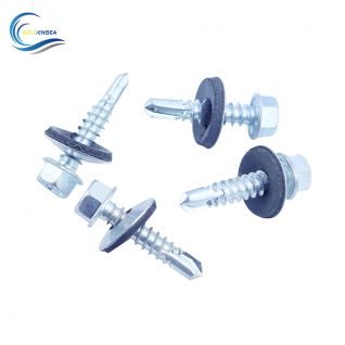 TORNILLO ZINCADO BROCA CABEZA HEXAGONAL CAJA 100 UN